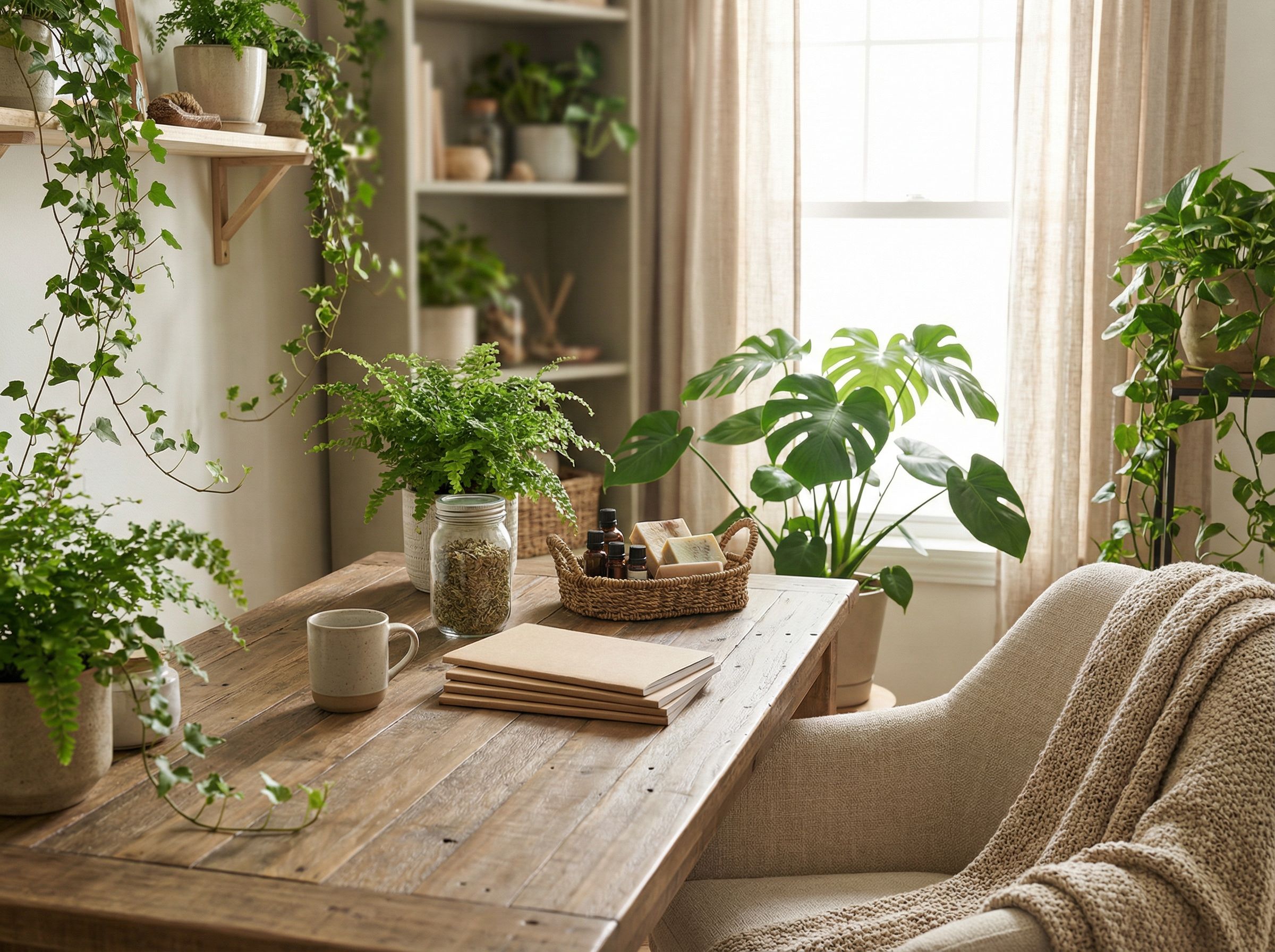 gallery-04 A brunette woman with arms spread stands in a snowy forest, embracing freedom.